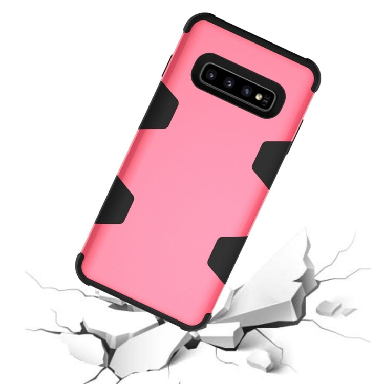 Contrast Color Silicone + PC Shockproof Case for Galaxy S10