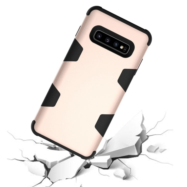 Contrast Color Silicone + PC Shockproof Case for Galaxy S10+