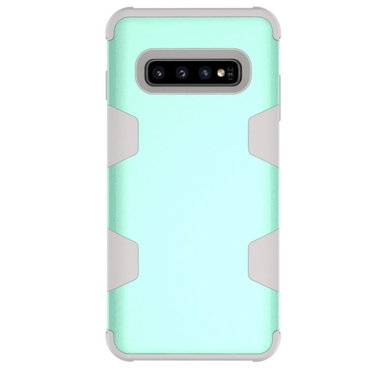 Contrast Color Silicone + PC Shockproof Case for Galaxy S10+