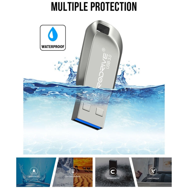 MicroDrive 64GB USB 3.0 Fashion High Speed Metal Rotating U Disk