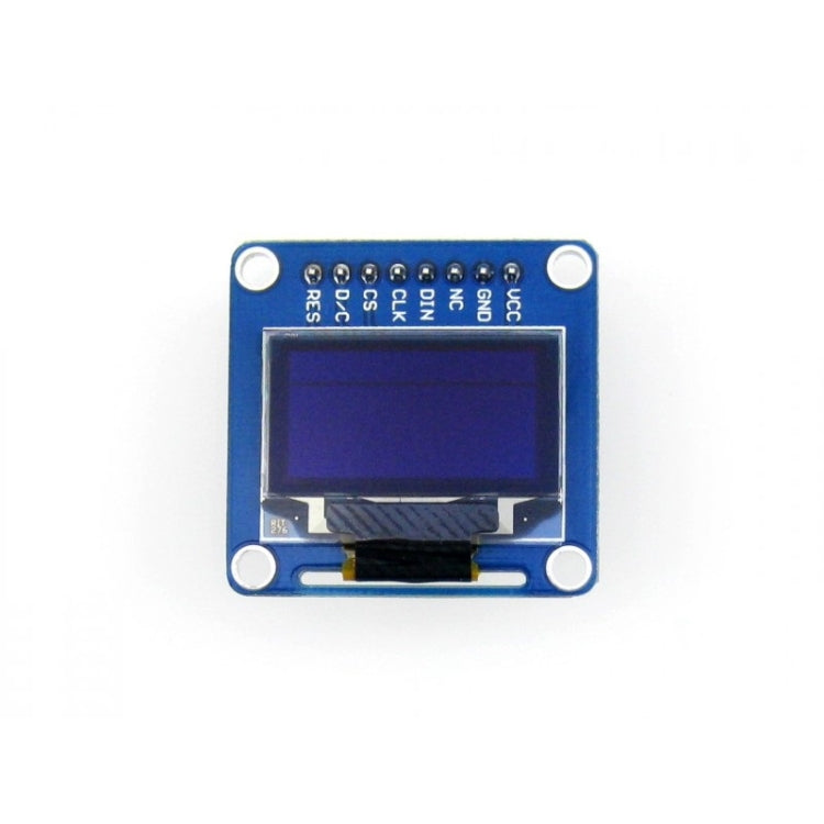 Waveshare 0.96 inch 128*64 OLED (B), SPI/I2C Interfaces, Straight Vertical Pinheader