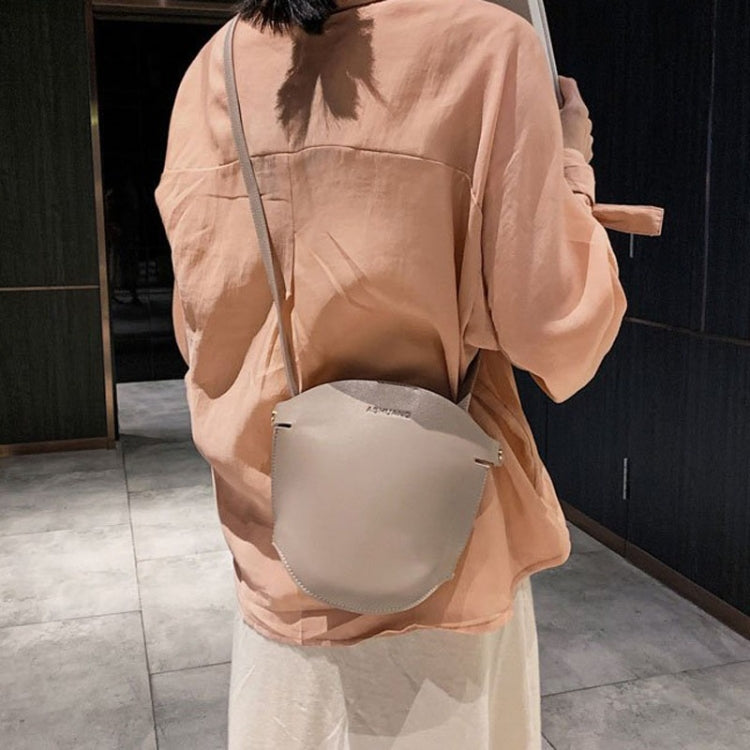 Magnetic Buckle Small Bucket Bag PU Leather Single Shoulder Bag Ladies Handbag Messenger Bag