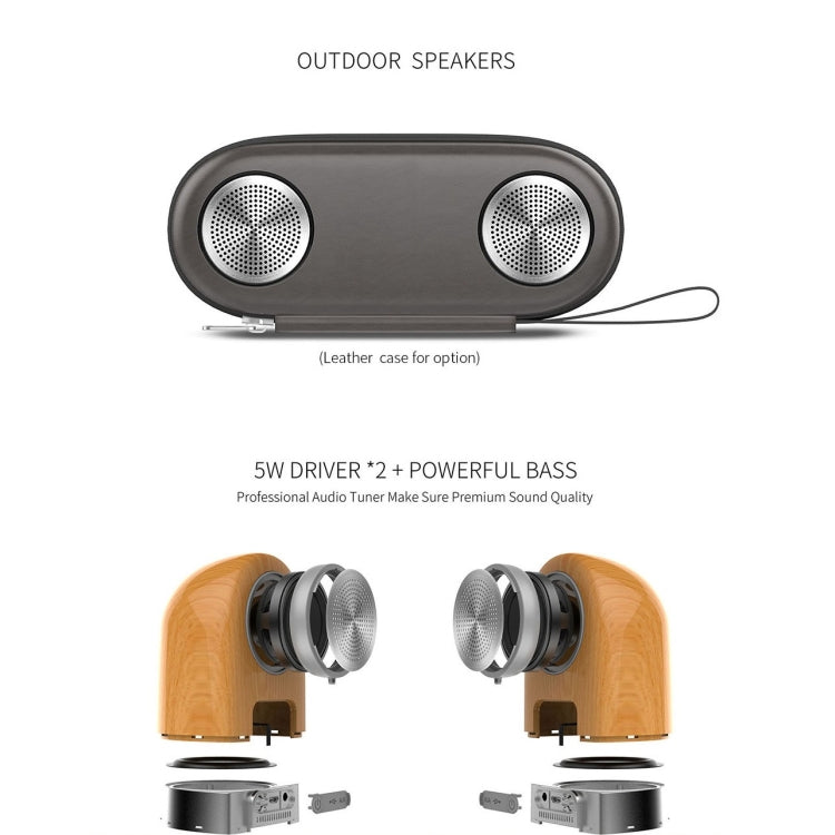 OVEVO Wireless Bluetooth Portable LED Speaker Amplifier 4D Surround Sound Magnetic Suction Outdoor Speaker