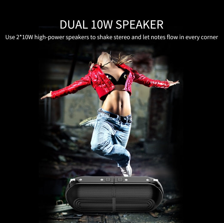 OVEVO D20 TWS Waterproof Magnetic Bluetooth Split Type Stereo Sound Quality Outdoor Portable Speaker