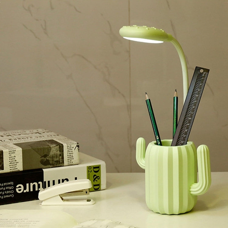 YWXLight Multifunction Folding Cactus Table Lamp Learning Reading Eye Protection LED Desk Light