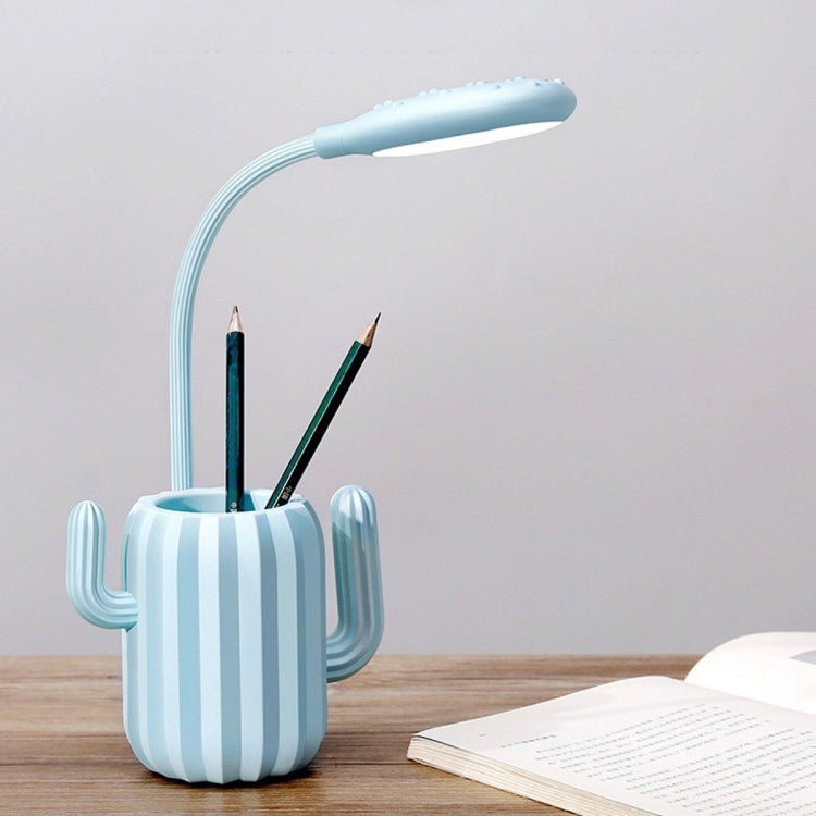 YWXLight Multifunction Folding Cactus Table Lamp Learning Reading Eye Protection LED Desk Light