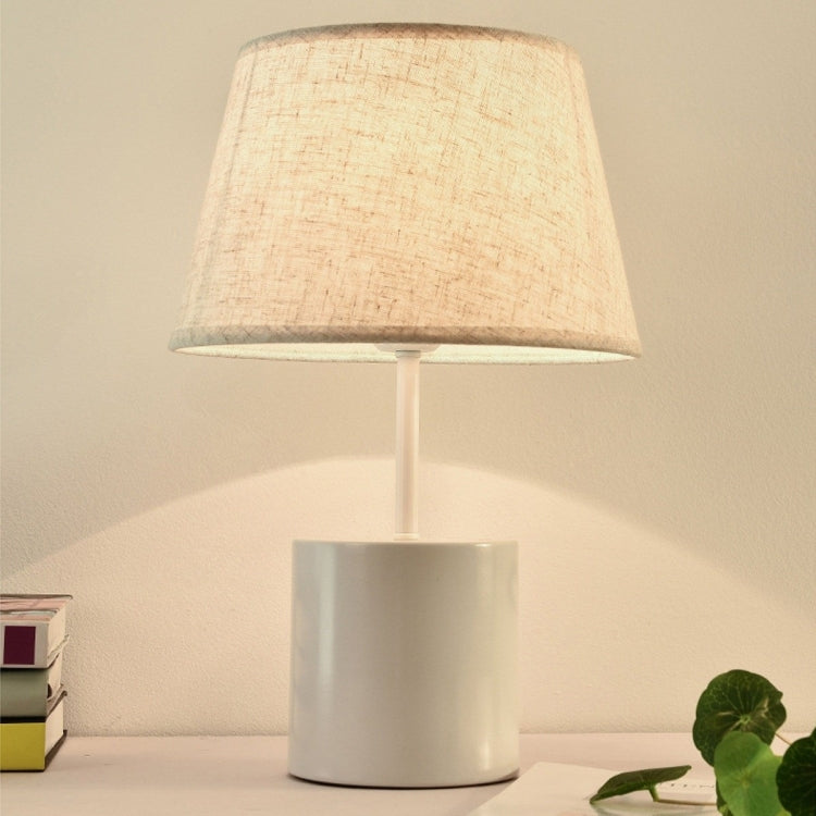Available Remote Dimming  Controled Table Lamp  Decorative Modern Minimalist Solid Wood Fabric Night Light, AC 85-265V