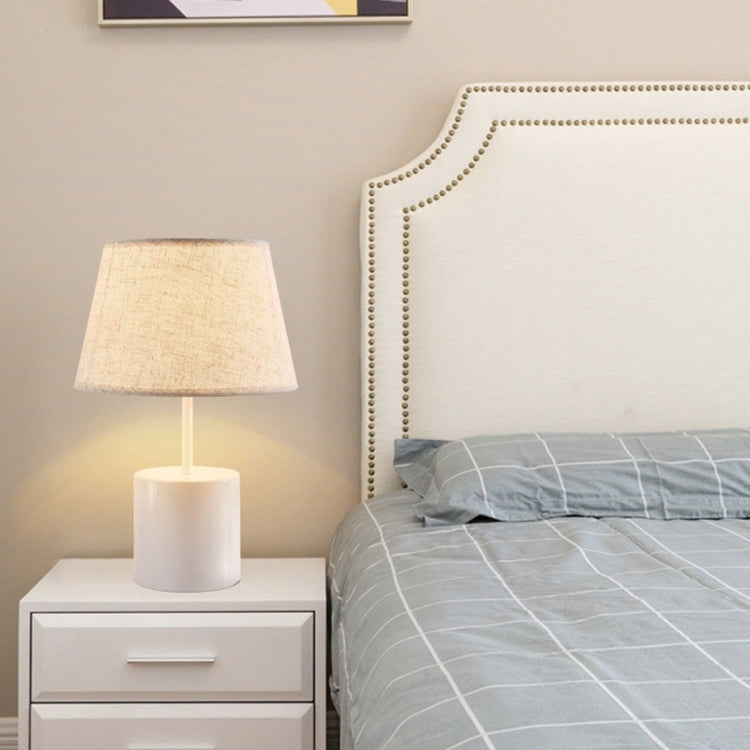 Available Remote Dimming  Controled Table Lamp  Decorative Modern Minimalist Solid Wood Fabric Night Light, AC 85-265V