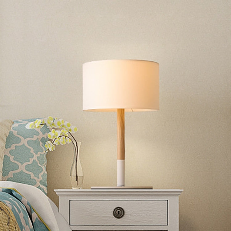 Nordic mininalist Creative Table Lamp LED Dimmable  Modern Living Room Bedroom Bedside Solid Wood Table Lamp Plug-in Decorative Lights