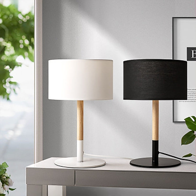 Nordic mininalist Creative Table Lamp LED Dimmable  Modern Living Room Bedroom Bedside Solid Wood Table Lamp Plug-in Decorative Lights
