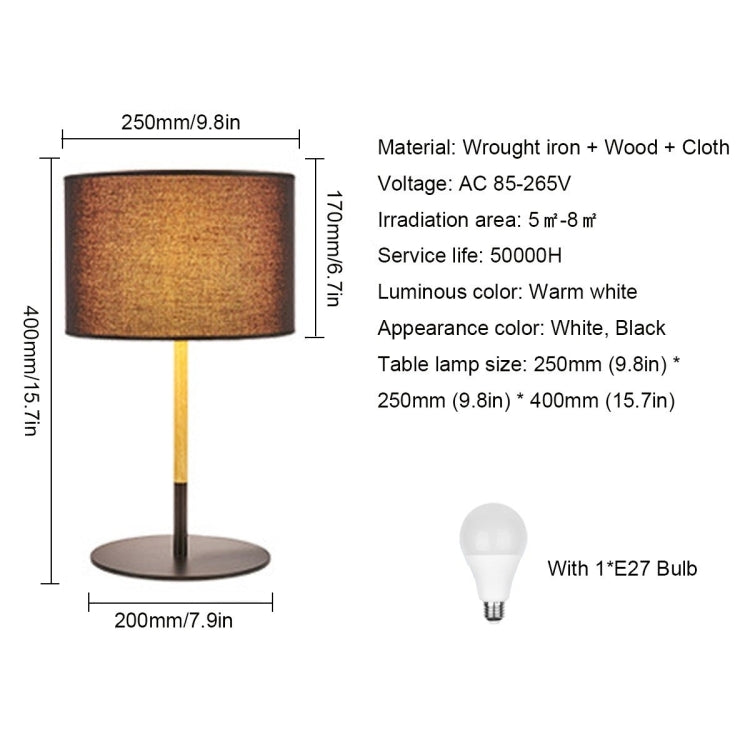 Nordic mininalist Creative Table Lamp LED Dimmable  Modern Living Room Bedroom Bedside Solid Wood Table Lamp Plug-in Decorative Lights