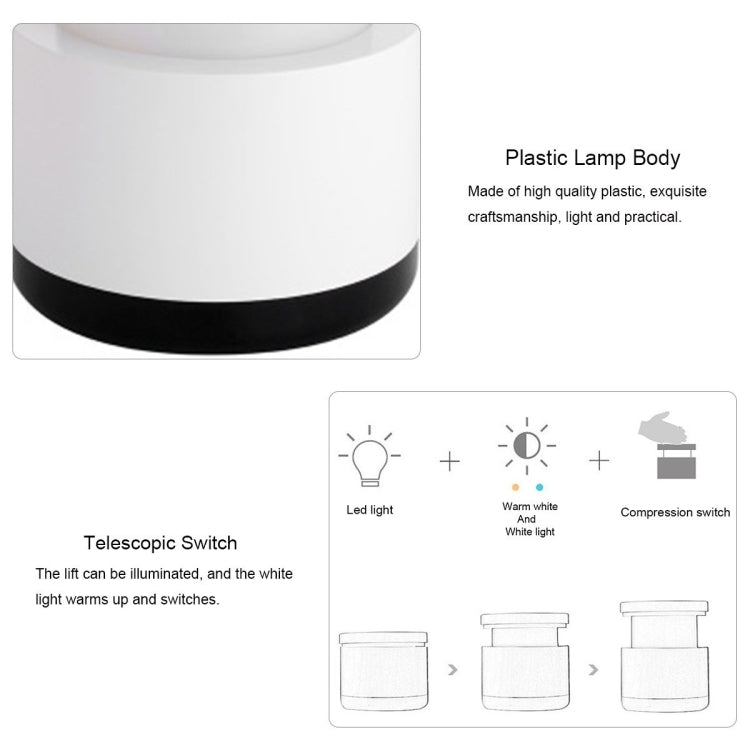 YWXLight Portable Mini USB Charge Table Lamp Night Light