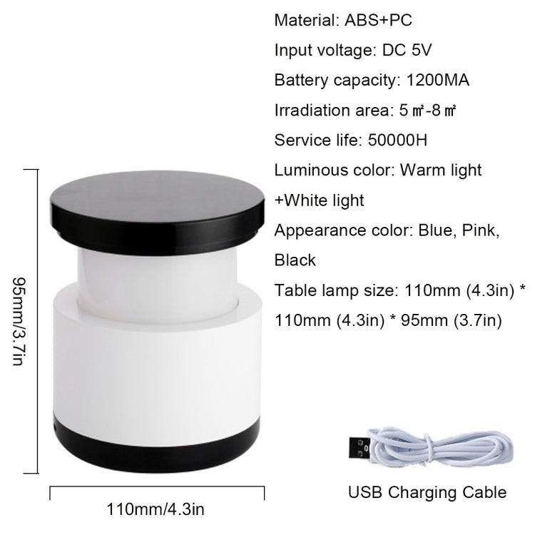 YWXLight Portable Mini USB Charge Table Lamp Night Light
