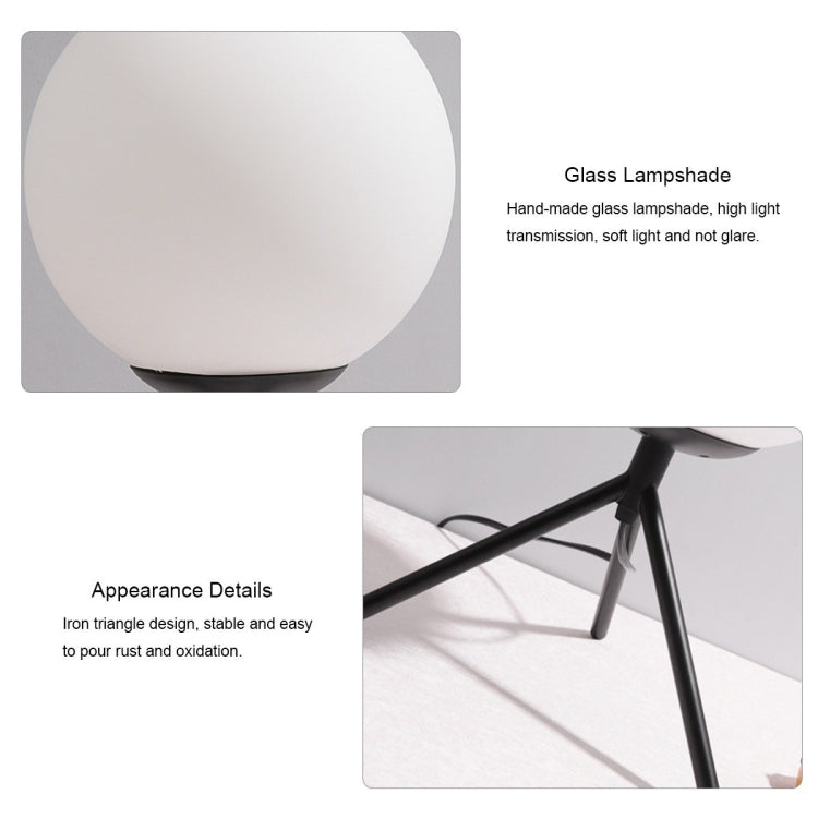 YWXLight Modern Minimalist Round Table Lamp Beside Lamp Night Light with Tripod