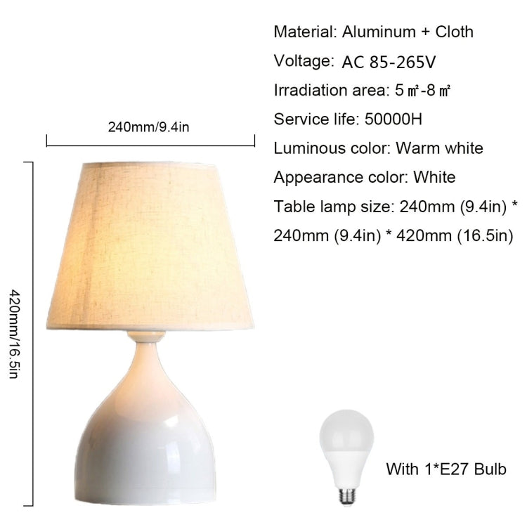 YWXLight Modern Home Art Table Lamp Bedside Lamp Eye Protection Reading Lamp