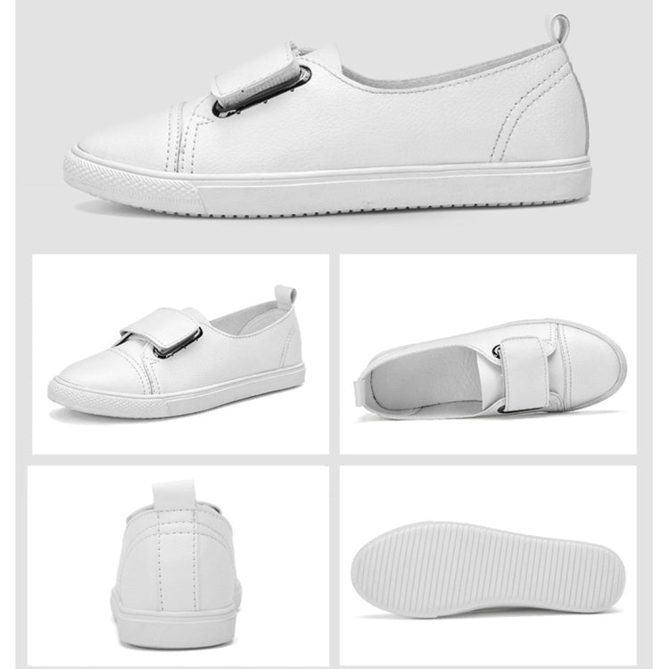 Simple and Comfortable Solid Color Flat Bottom Casual Shoes for Women
