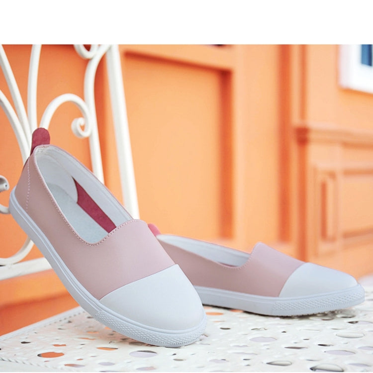 Shallow Mouth Simple Color Matching Non-slip Casual Shoes for Women