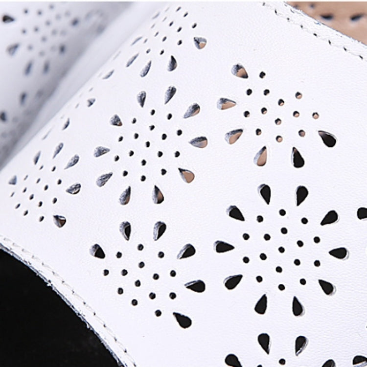 Simple Non-slip Casual Wild Hollow Thick Bottom Slippers for Women