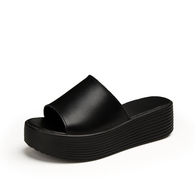 Lightweight Non-slip Wear Resistant Minimalist Thick-soled Casual Sandals Slippers for Women