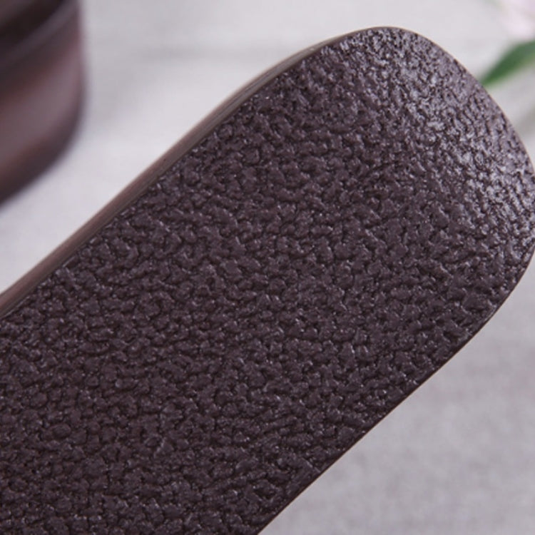 Outdoor Leisure Simple Non-slip Wear-resistant Increased Beach Slippers Sandals for Women