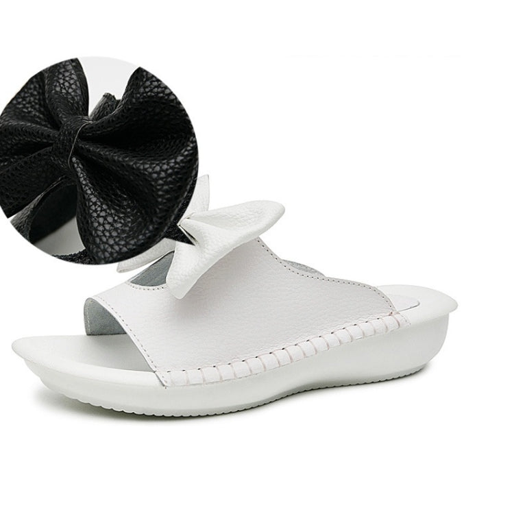 Non-slip Wear-resistant Bowknot Lightweight Sandals Slippers for Women