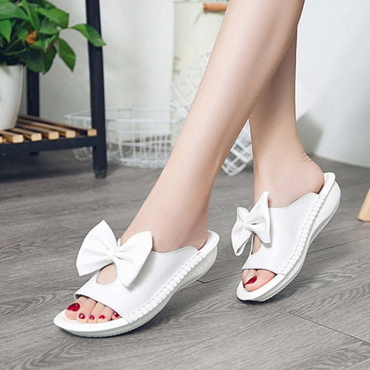 Non-slip Wear-resistant Bowknot Lightweight Sandals Slippers for Women