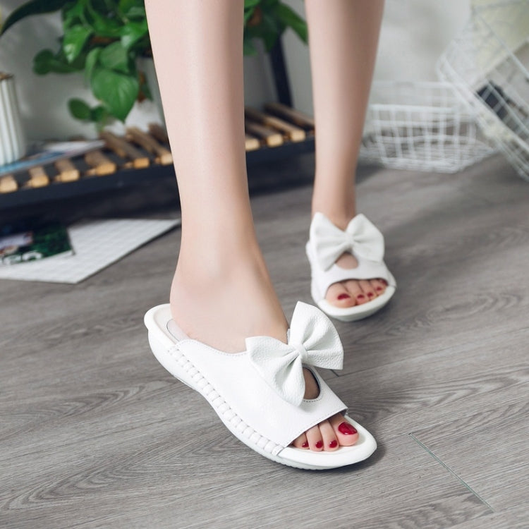 Non-slip Wear-resistant Bowknot Lightweight Sandals Slippers for Women