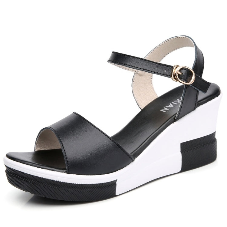 Fashion Simple Wedge Increased Open Toe Sandals for Women