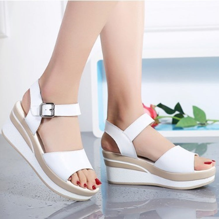Buckle Wedge Casual Wild Sandals for Women