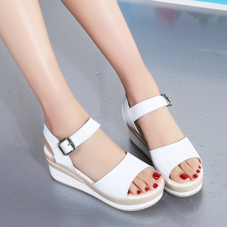 Buckle Wedge Casual Wild Sandals for Women