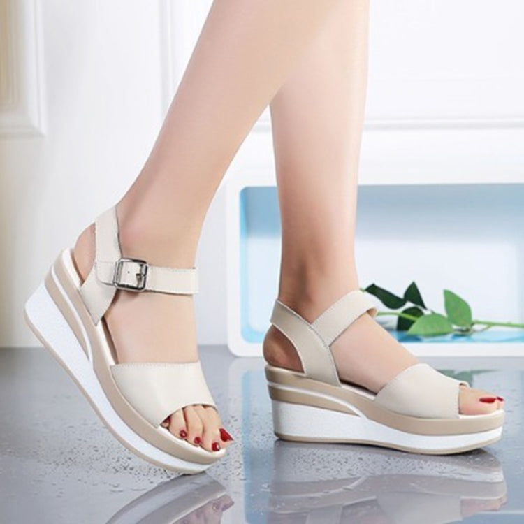 Buckle Wedge Casual Wild Sandals for Women
