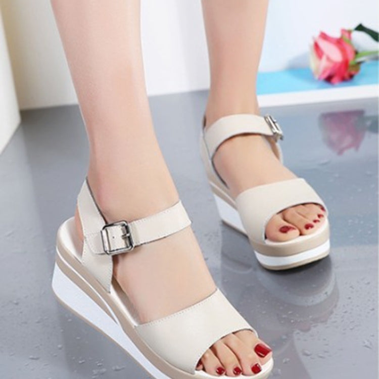 Buckle Wedge Casual Wild Sandals for Women