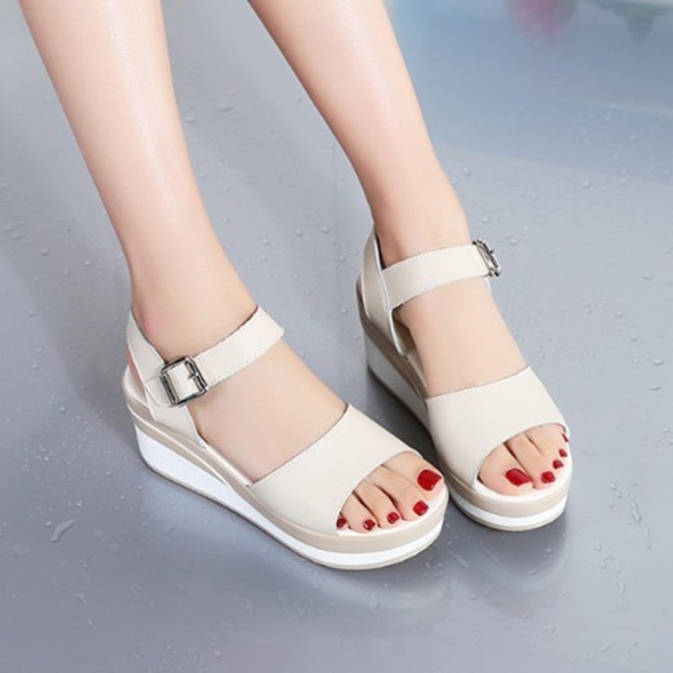 Buckle Wedge Casual Wild Sandals for Women
