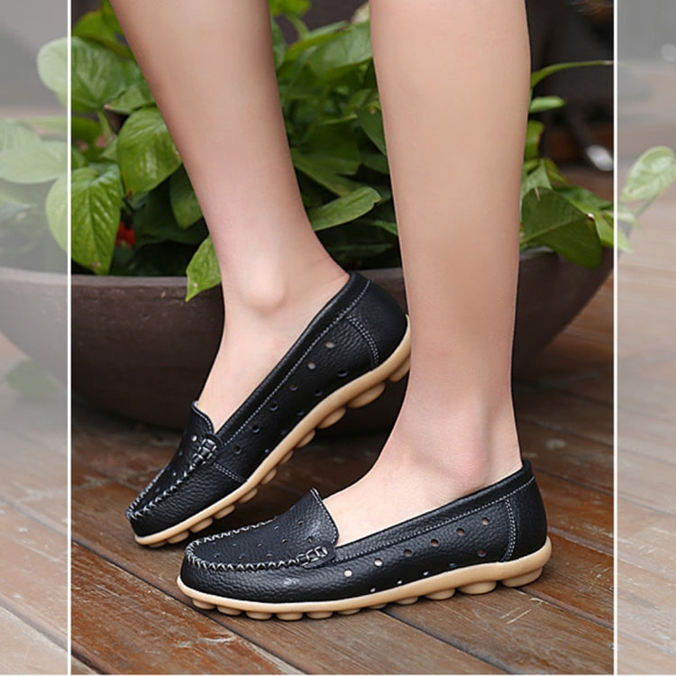 Hollow Casual Wild Non-slip Peas Shoes for Women