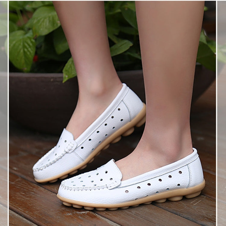 Hollow Casual Wild Non-slip Peas Shoes for Women