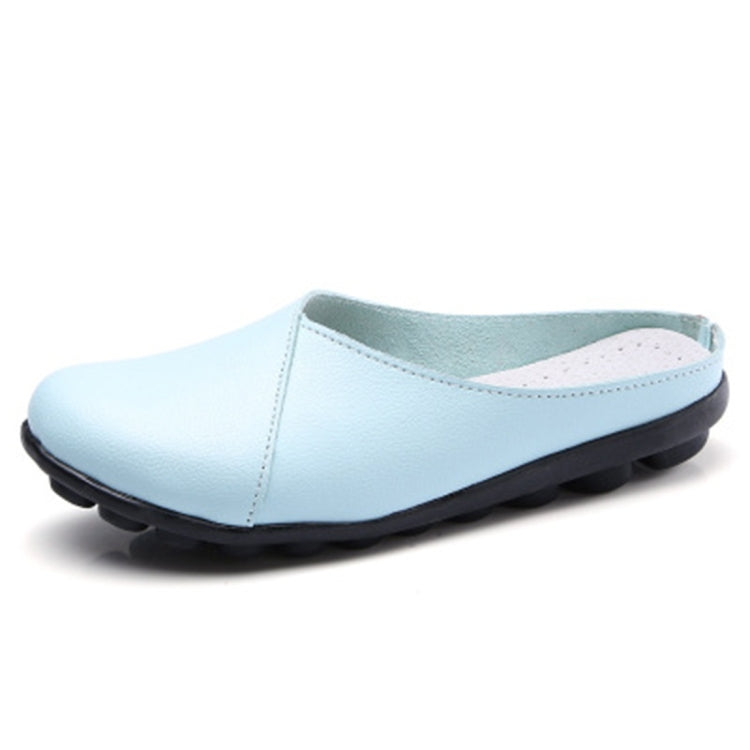 Casual Half Drag Lazy Shoes Shallow Mouth Peas Shoes for Women