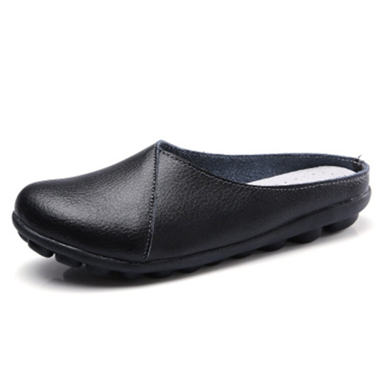 Casual Half Drag Lazy Shoes Shallow Mouth Peas Shoes for Women