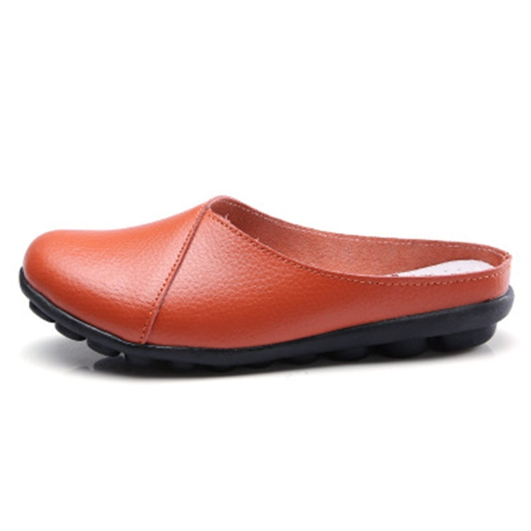 Casual Half Drag Lazy Shoes Shallow Mouth Peas Shoes for Women