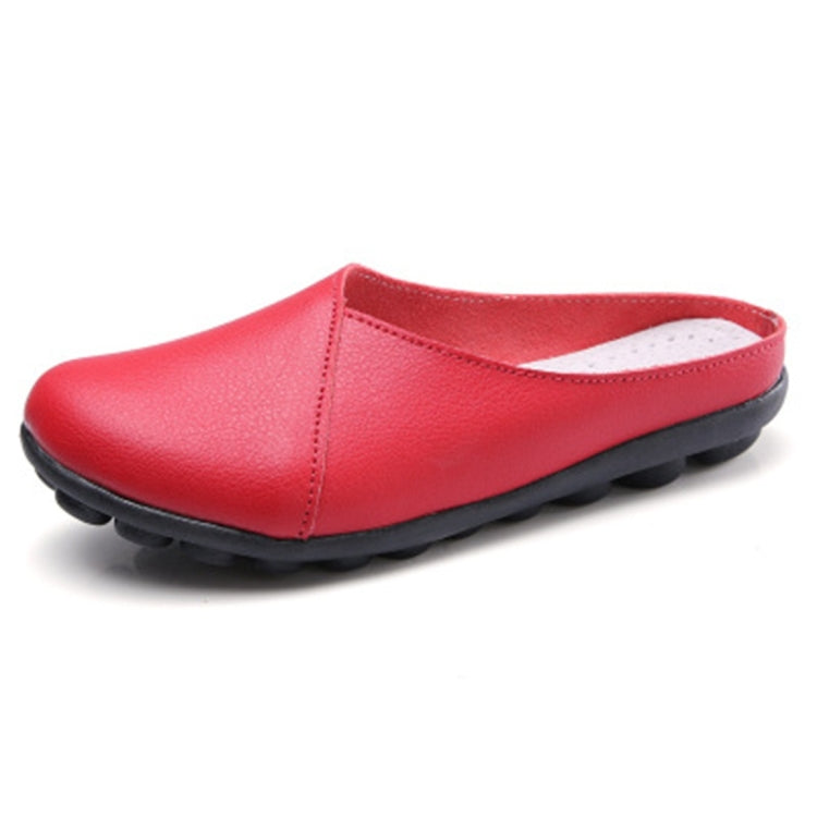 Casual Half Drag Lazy Shoes Shallow Mouth Peas Shoes for Women
