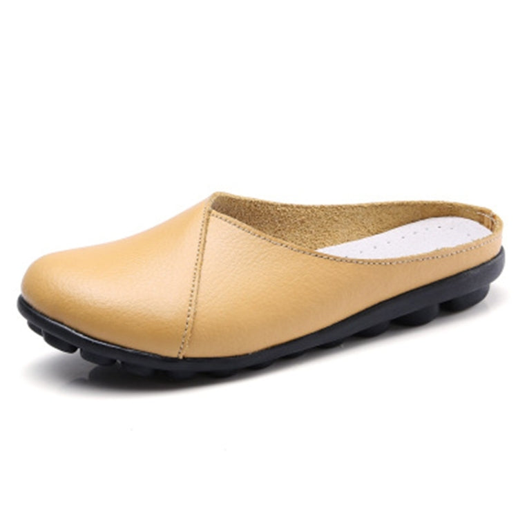 Casual Half Drag Lazy Shoes Shallow Mouth Peas Shoes for Women