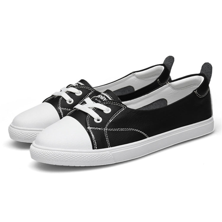 Shallow Mouth Flat Bottom Casual One-legged Lazy Shoes for Women