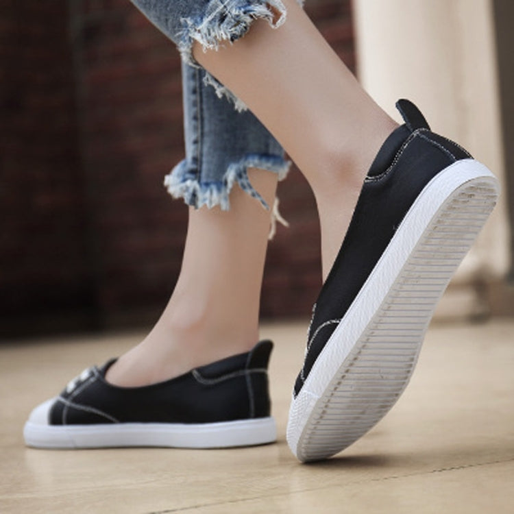 Shallow Mouth Flat Bottom Casual One-legged Lazy Shoes for Women
