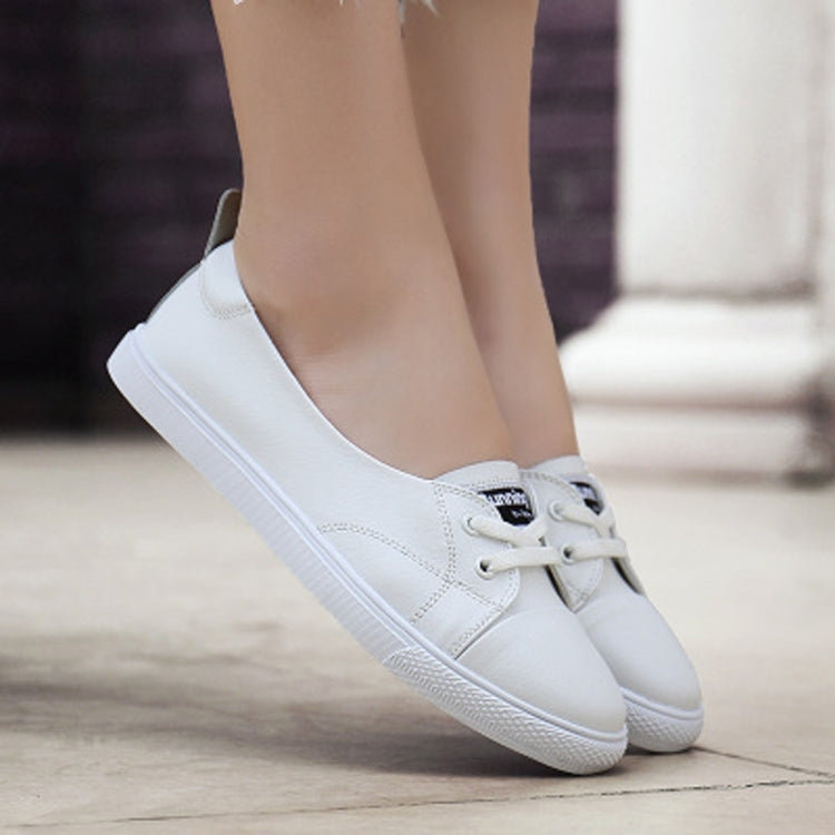 Shallow Mouth Flat Bottom Casual One-legged Lazy Shoes for Women