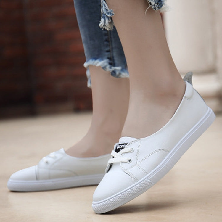 Shallow Mouth Flat Bottom Casual One-legged Lazy Shoes for Women