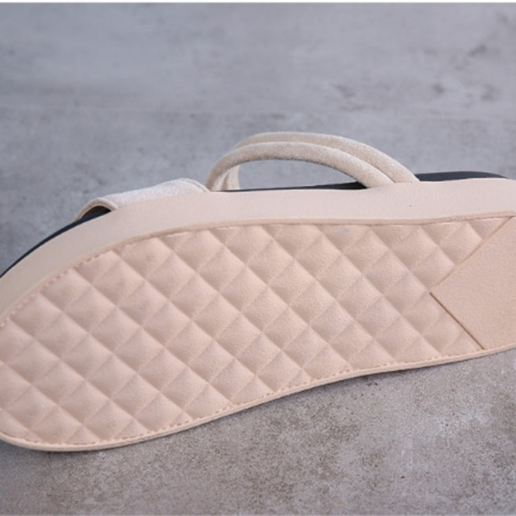 Outdoor Casual High-rise Simple Non-slip Wear-resistant Two-uses Beach Sandals for Women