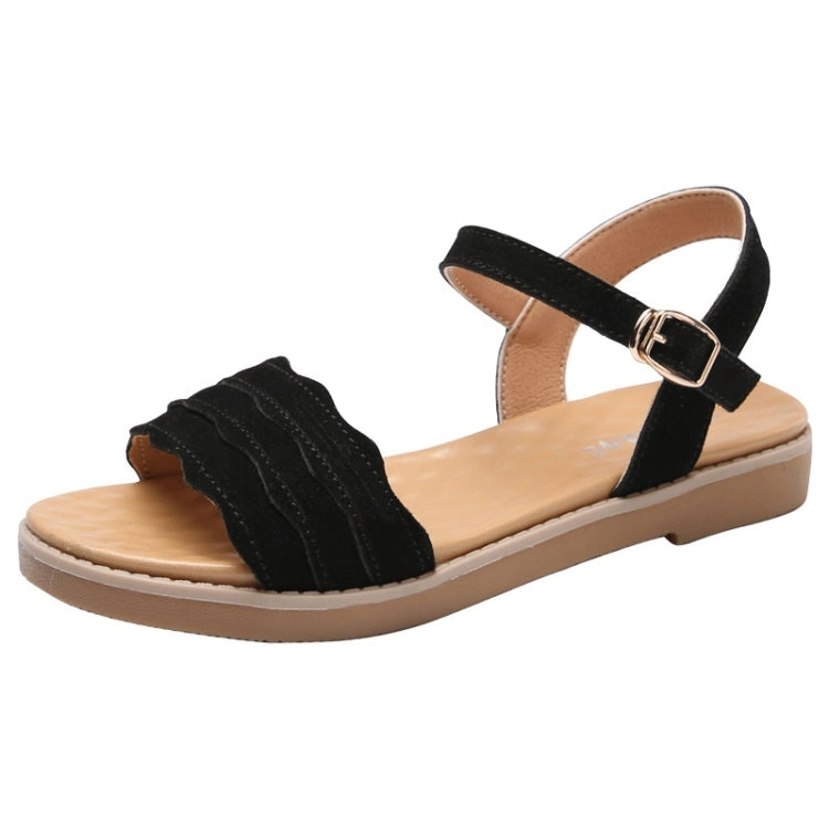 Suede Flat Bottom Non-slip Wearable Lightweight Sandals for Women
