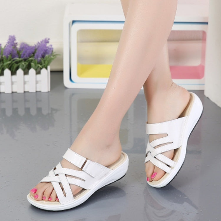 Cross Striped Fashion Cute Slippers Sandals for Women