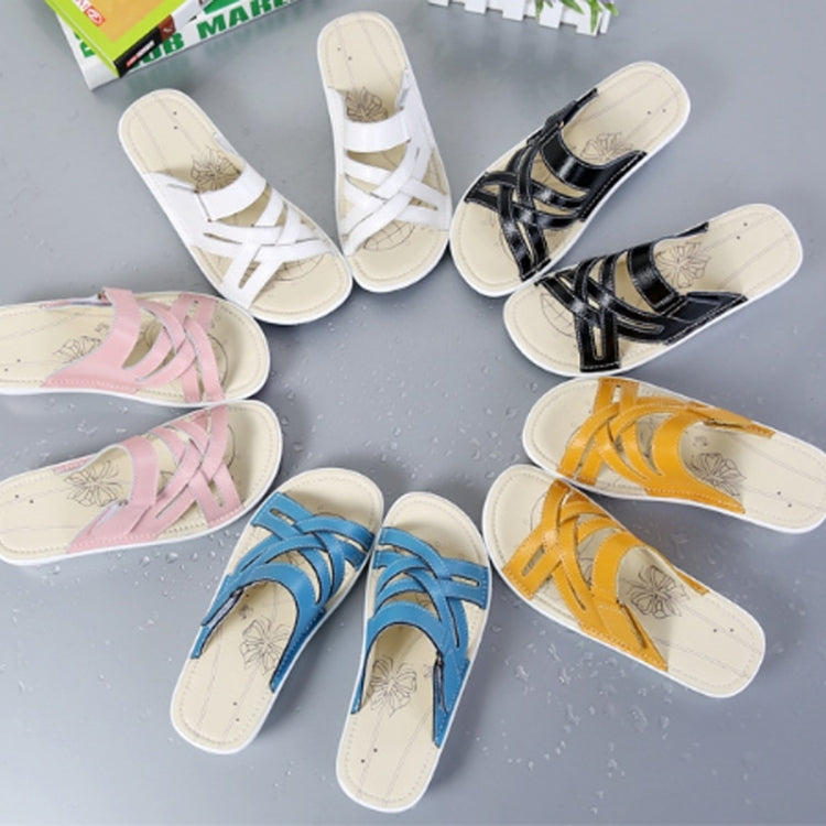 Cross Striped Fashion Cute Slippers Sandals for Women