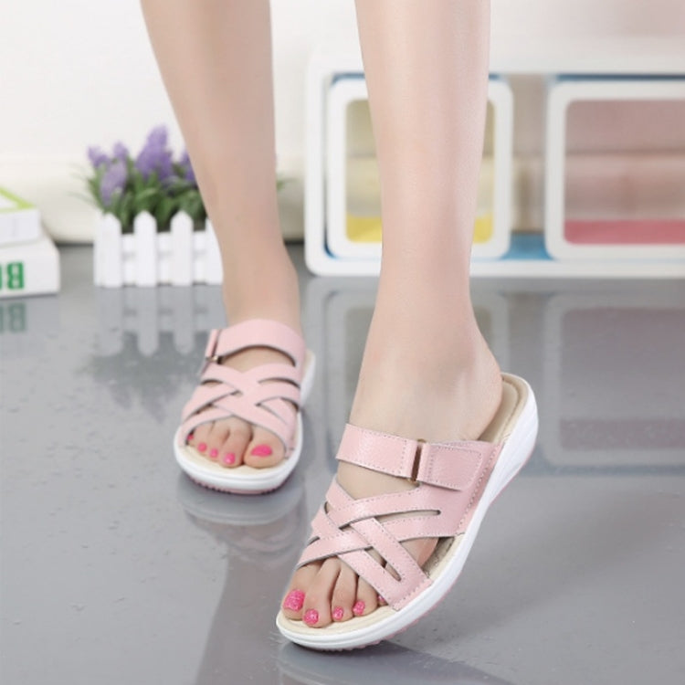 Cross Striped Fashion Cute Slippers Sandals for Women