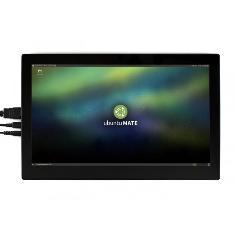 Waveshare 13.3 inch IPS 1920x1080 Capacitive Touch Screen LCD with Toughened Glass Cover, Supports Multi mini-PCs, Multi Systems